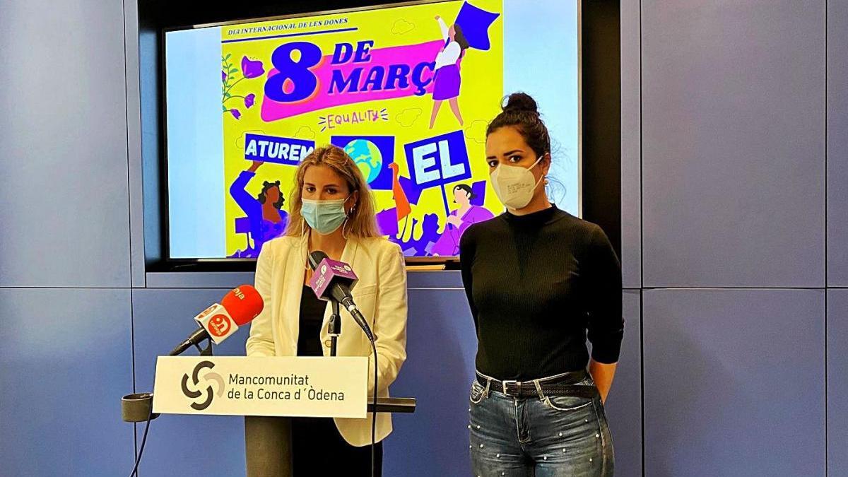 Presentació dels actes de la Micod pel 8-M, a la Conca d&#039;Òdena