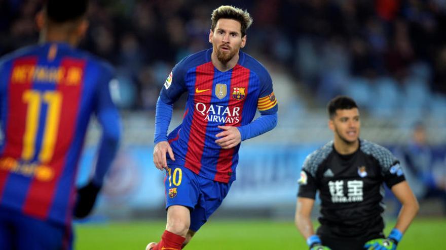 Messi, autor del gol dels blaugrana