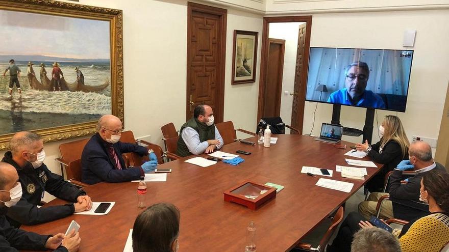 Reunión de la comisión municipal de seguimiento de la crisis del coronavirus.