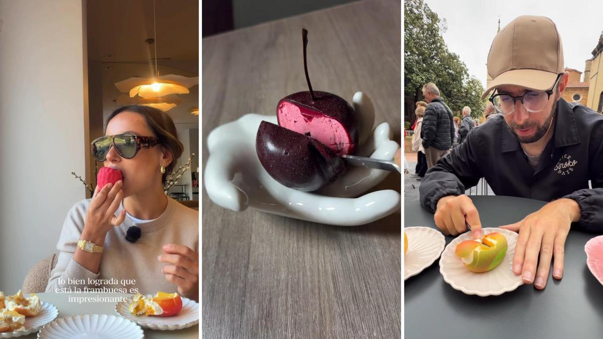 Llegan a Asturias las tartas virales con forma de fruta