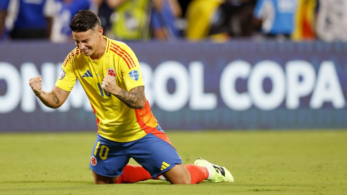 James, muy emocionado tras hacer historia en la Copa América