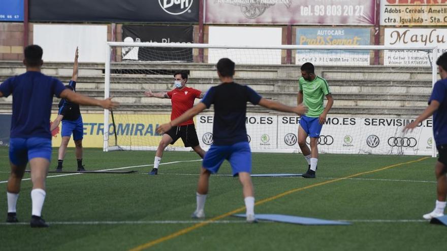 El CF Igulada podria haver de tornar a aturar els entrenaments