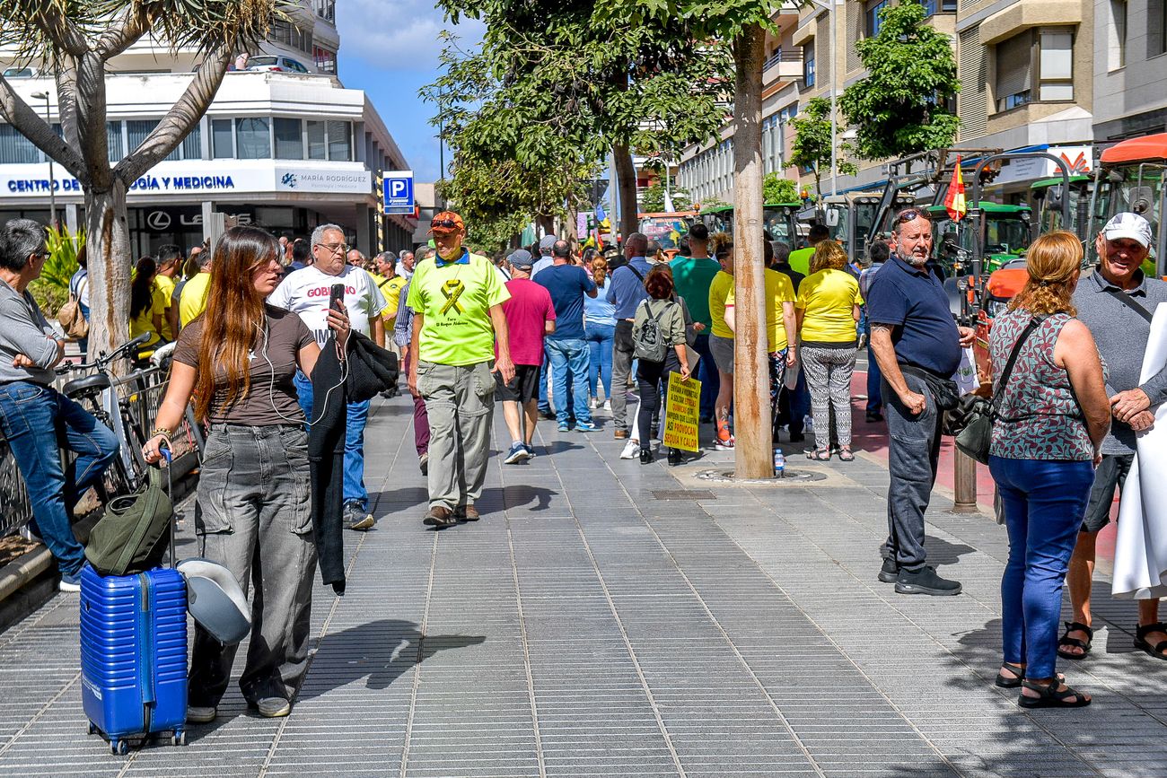 Tractorada del sector primario en Las Palmas de Gran Canaria (21/02/24)