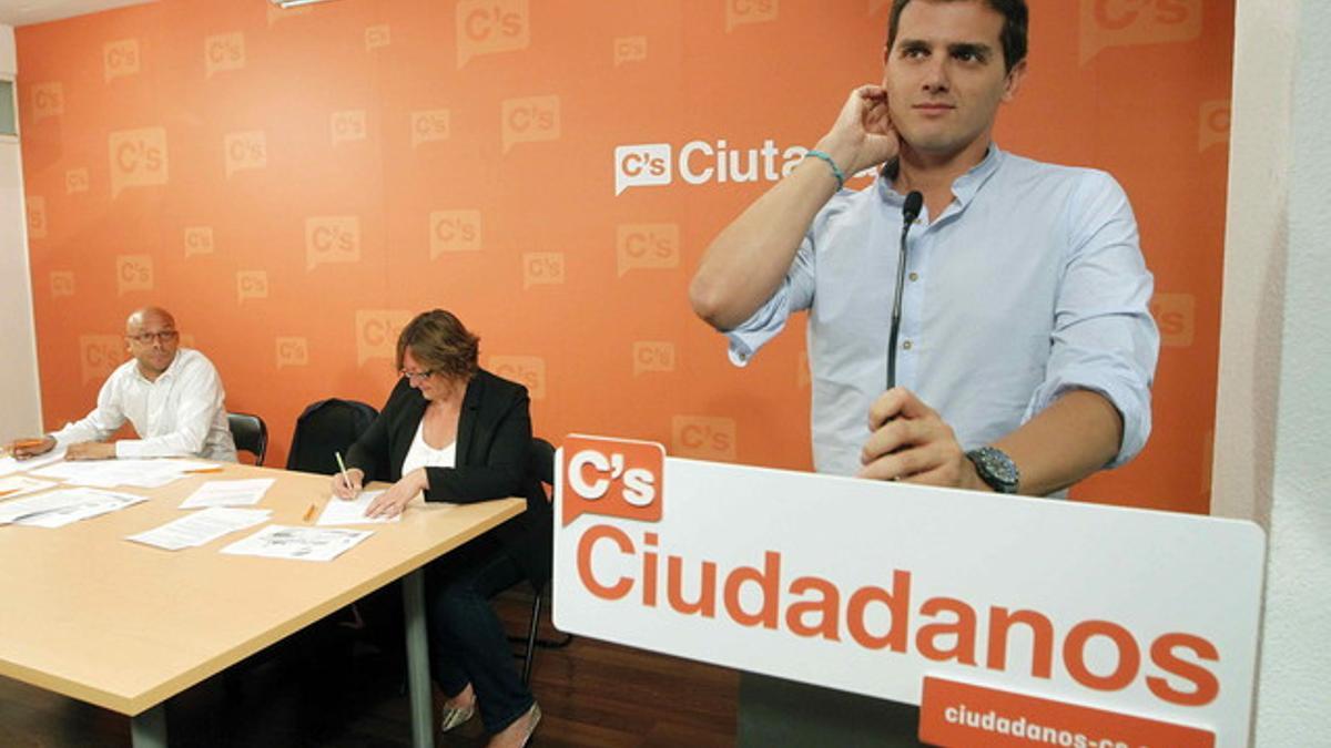 Albert Rivera, durante el consejo general de Ciudadanos, el pasado 20 de junio en Barcelona.