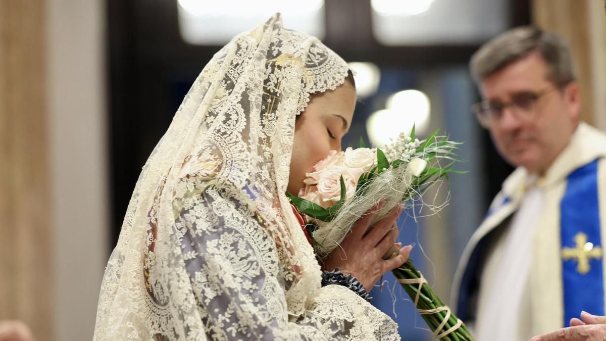 Final de la Ofrenda del 17 de marzo en la Basílica