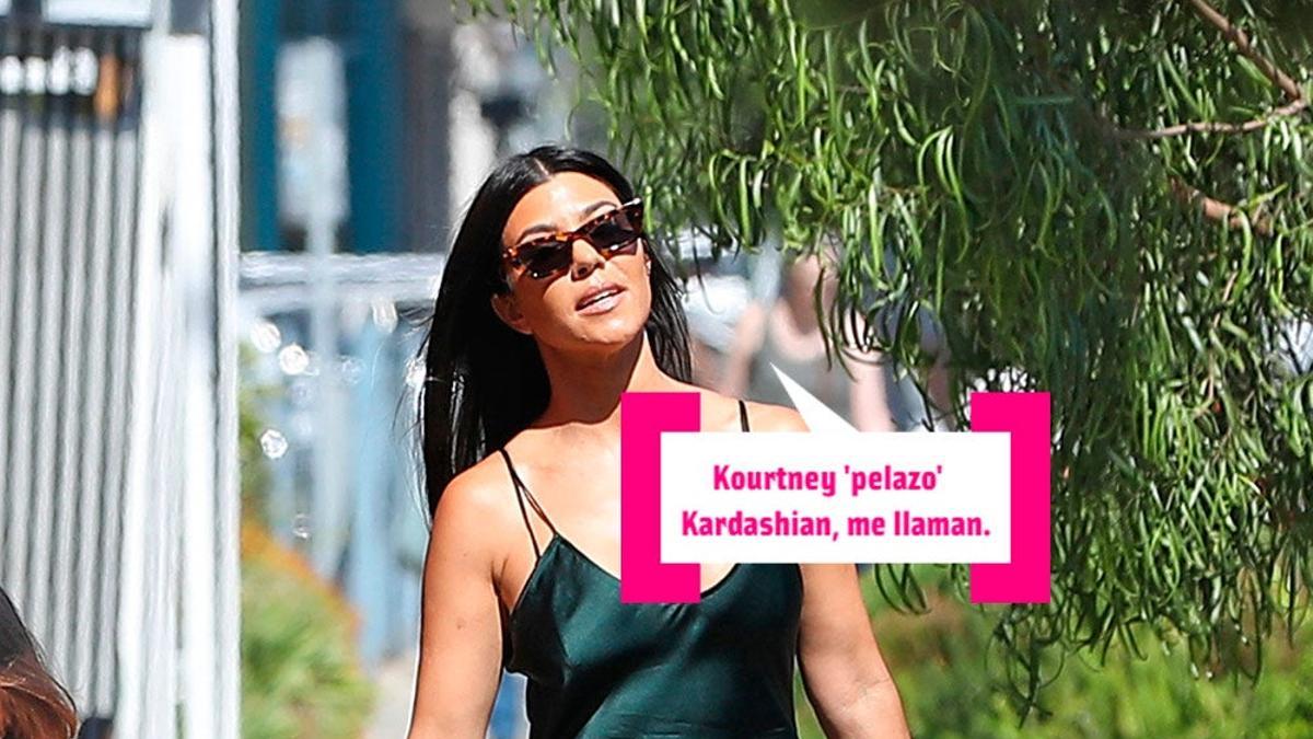 Kourtney Kardashian con pelazo