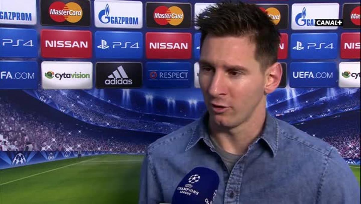 Entrevista a Messi en uefa.com emitida en Canal +