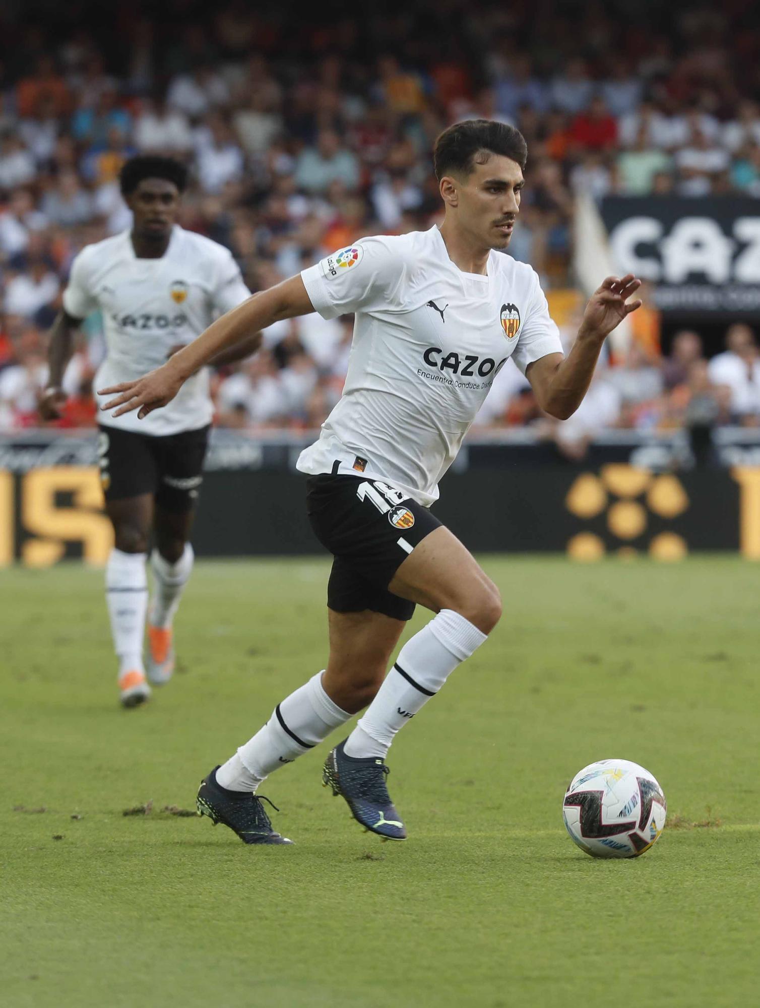 La victoria del Valencia CF ante el Celta de Vigo, en imágenes