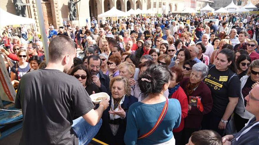 Zaragoza se convierte en la capital contra el despilfarro de comida