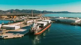 Un macrobuque procedente de China completa con éxito una operación histórica en el puerto de Castellón