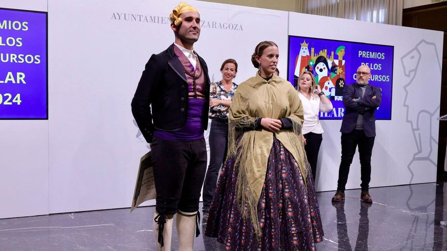 Belén Montón Abril e Ismael López Escriche se han llevado el premio especial en el concurso de mejor traje.