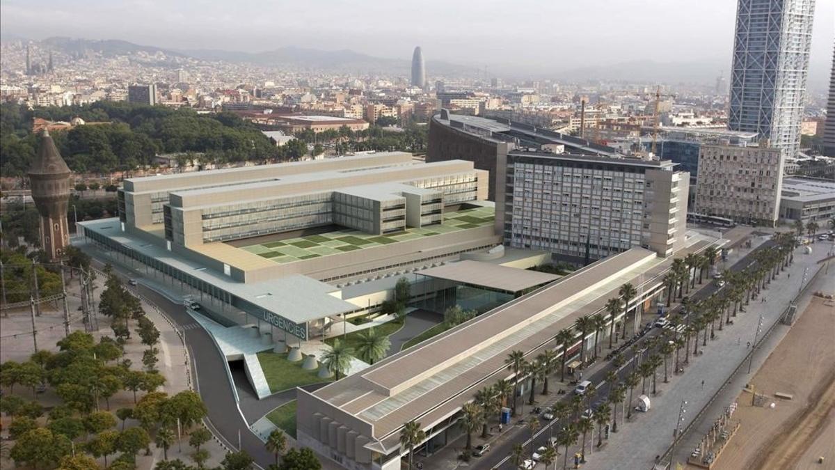 Futuro Hospital del Mar  El primer edificio del pla integral de ampliación y remodelacio