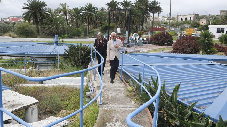 ¿Cuál es el destino del agua residual de Las Palmas de Gran Canaria?