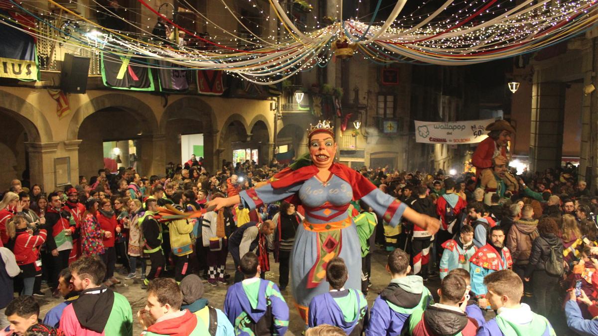 Imatge d'arxiu d'una edició del Carnaval de Solsona