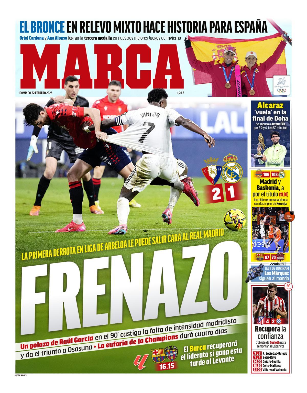 Las portadas de la prensa deportiva de hoy