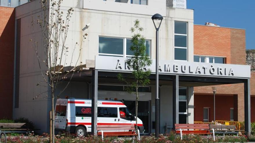 La façana de l&#039;hospital d&#039;Igualada.