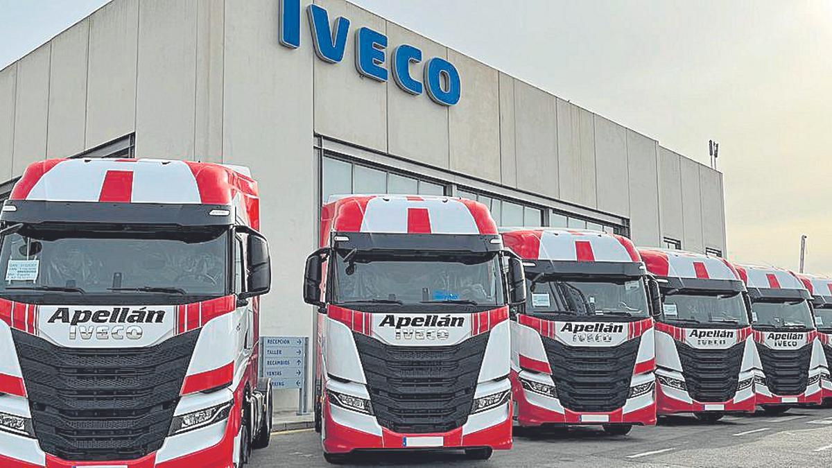 Ginés Huertas Industriales entrega diez vehículos IVECO a Apellán S.L.