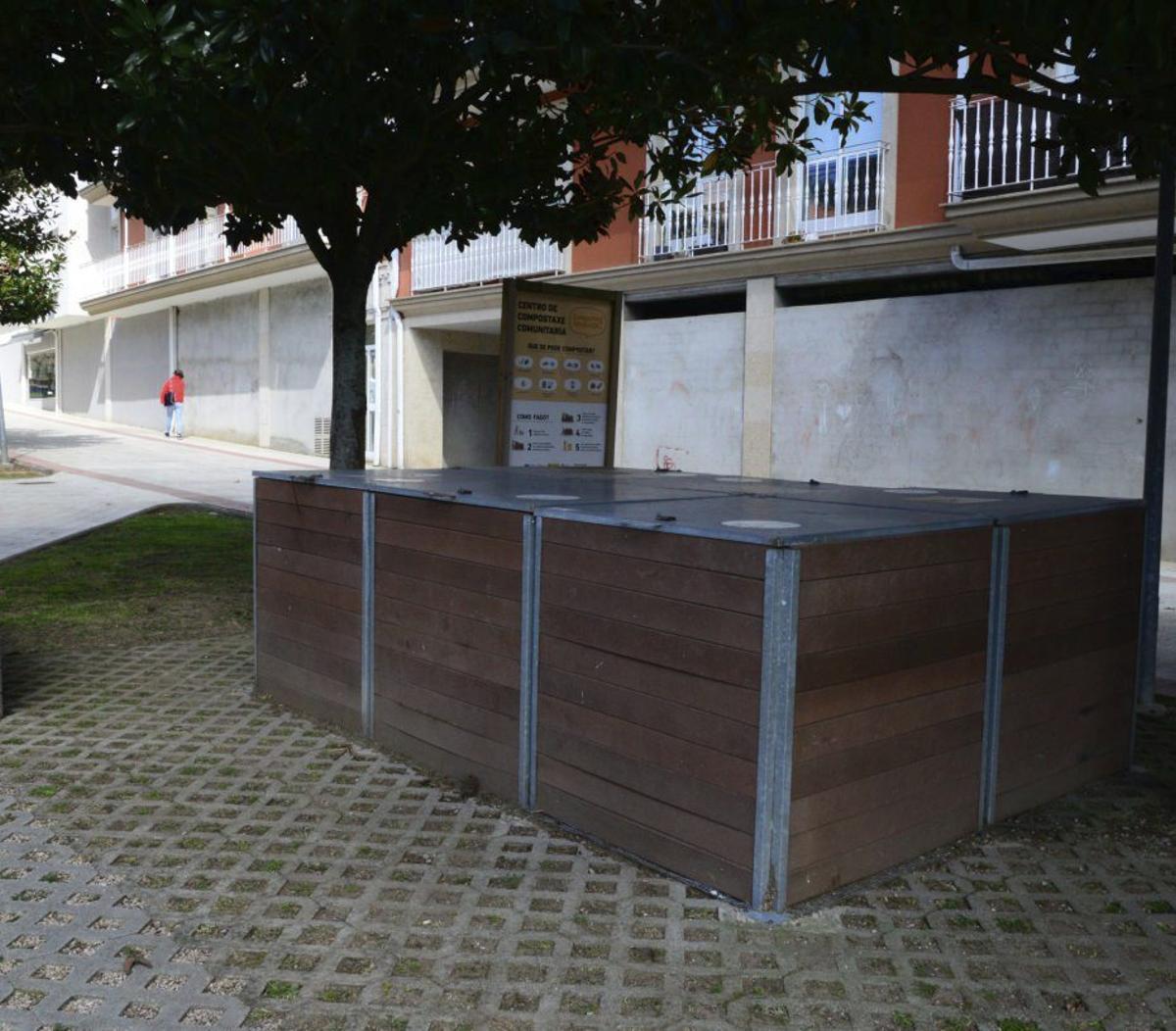 Composteros comunitarios en Moaña. | GONZALO NÚÑEZ