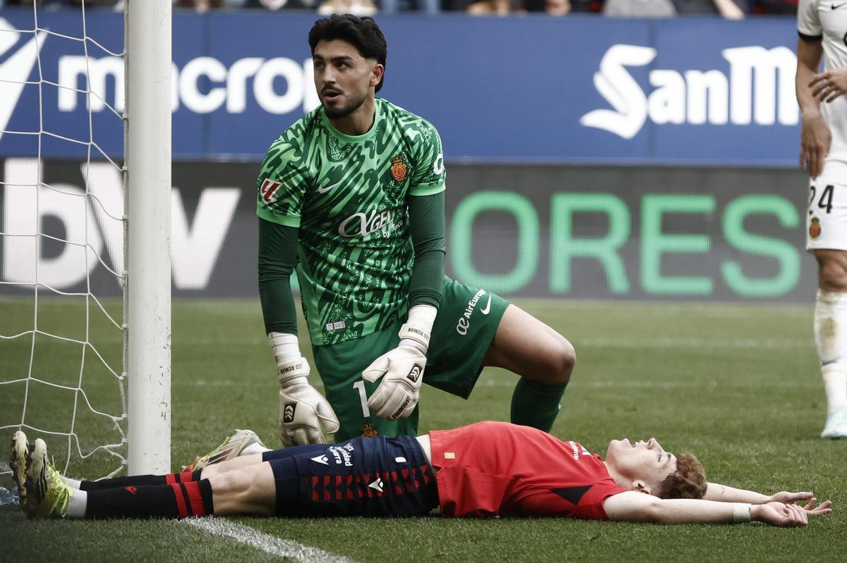 Kein Sieg für Mallorca-Keeper Leo Román.