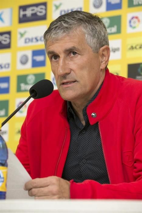 Quique Setién abandona la UD Las Palmas