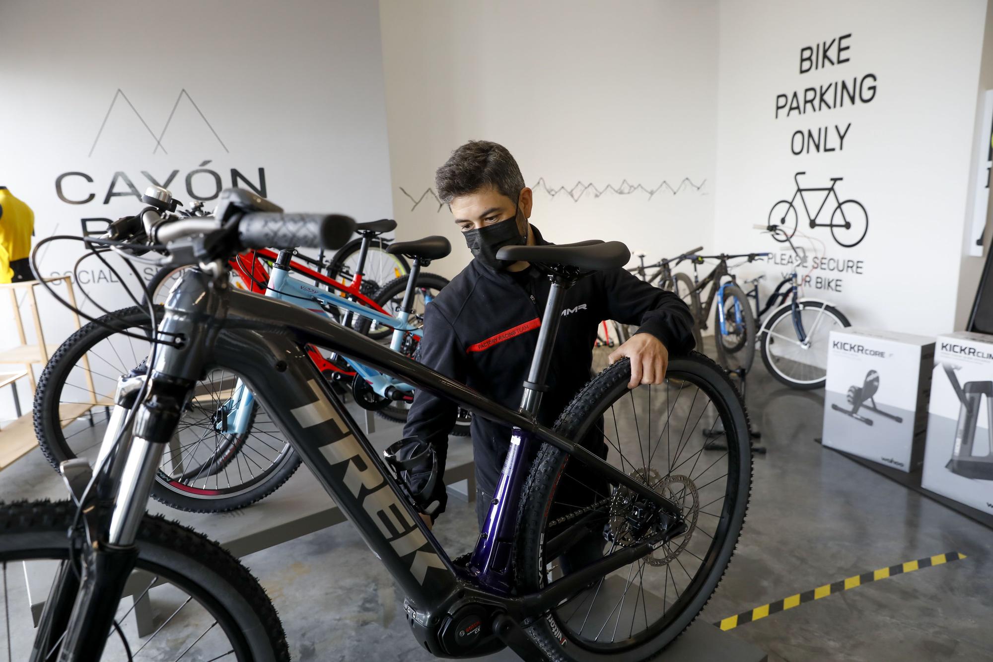 Las bicis se agotan en Gijón