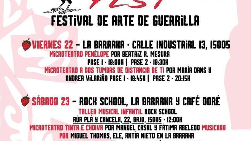 Marisa Fest arranca en A Coruña este viernes 22 de mayo con sesiones de microteatro