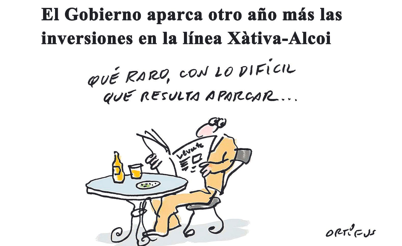 El Gobierno aparca otro año más las inversiones en la línea Xàtiva-Alcoi