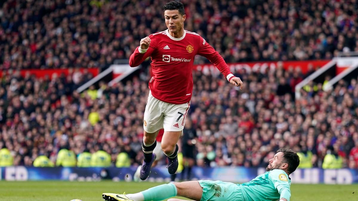 Cristiano en una acción de partido ante el Watford