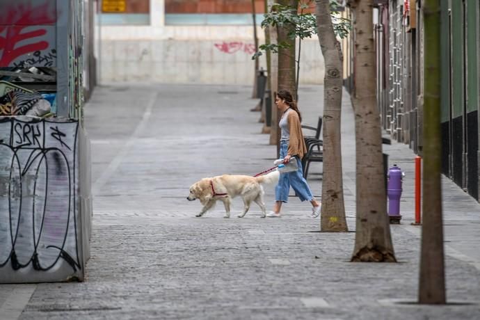 25-03-20 LAS PALMAS DE GRAN CANARIA. CIUDAD. LAS PALMAS DE GRAN CANARIA. Recorrido por la ciudad para vera su desolación.   Fotos: Juan Castro.  | 25/03/2020 | Fotógrafo: Juan Carlos Castro