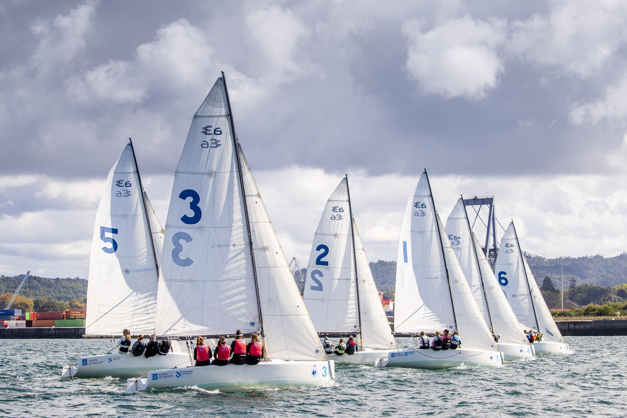 Un momento de la regata.