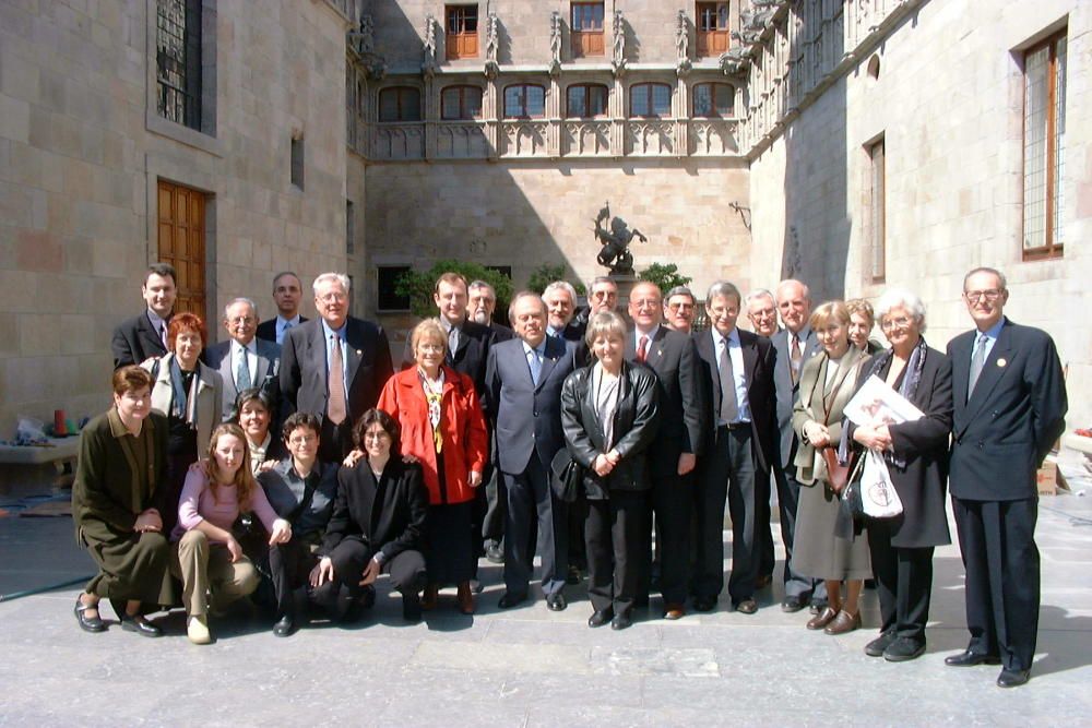 Amb l'Orfeó Manresà al Palau de la Generalitat