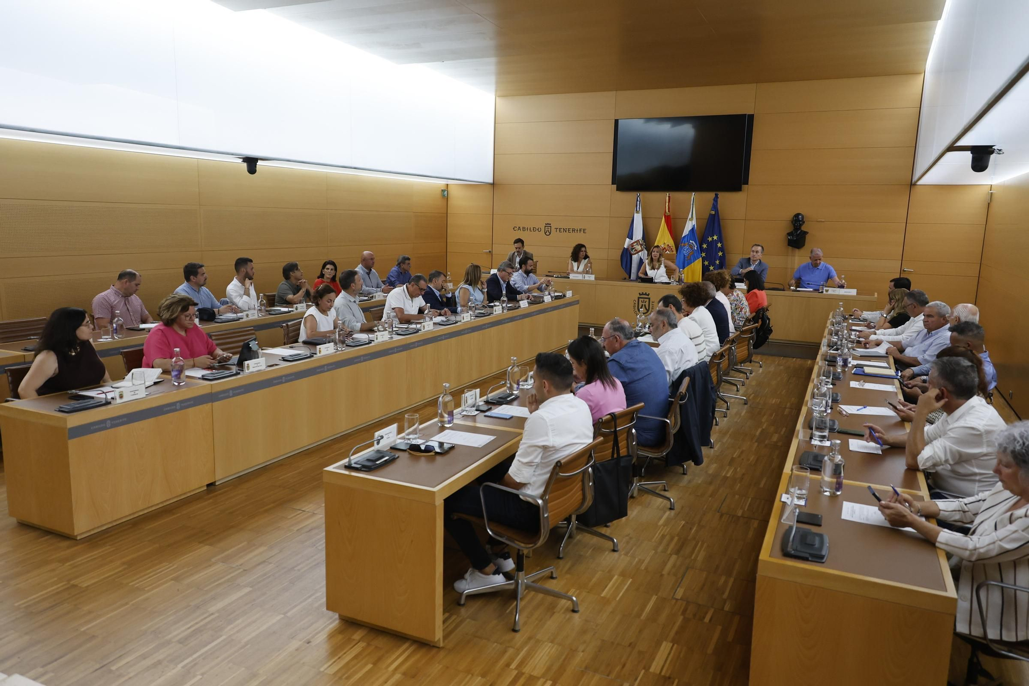 Cumbre del Cabildo de Tenerife con los municipios