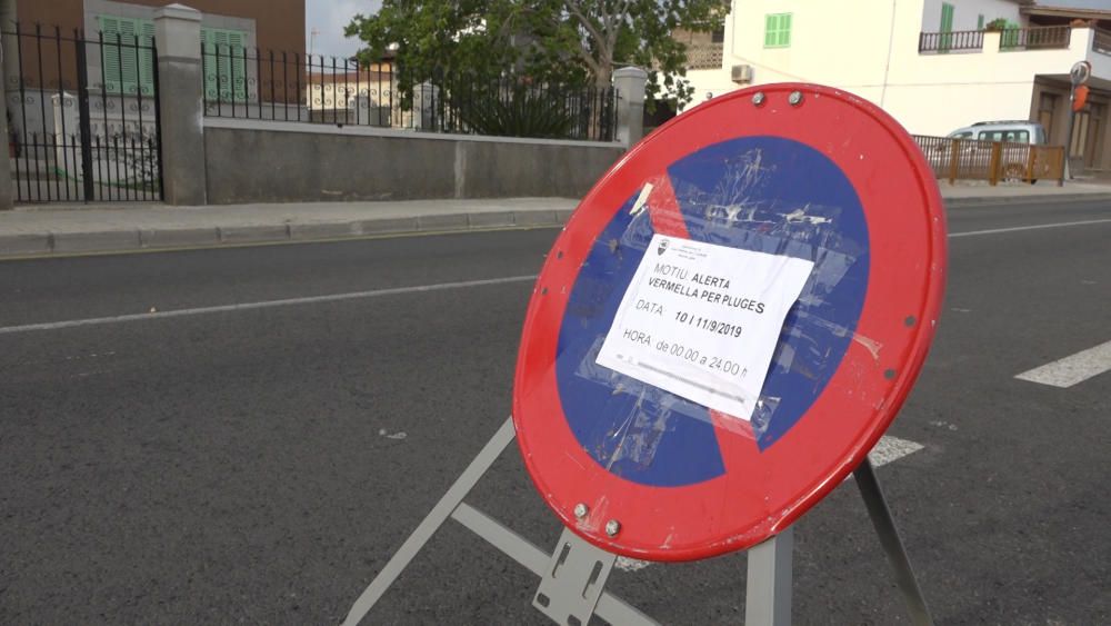 Sant Llorenç se prepara ante las posibles tormentas