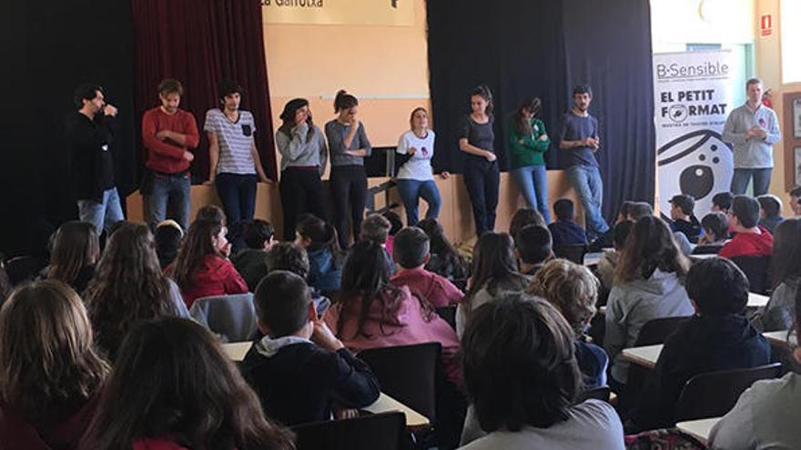 El teatre i la creació artística s&#039;apropen a l&#039;alumnat de secundària a Olot