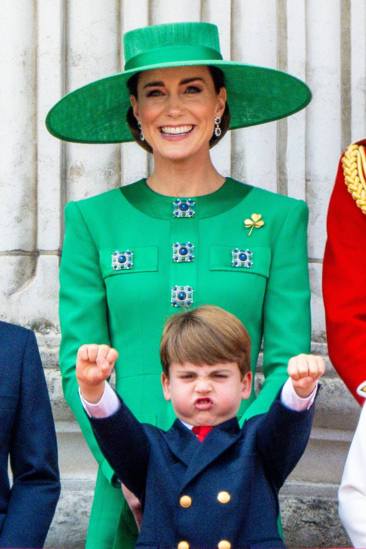 Kate Middleton y su hijo en el Trooping the Colour 2023