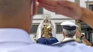 La Virgen del Carmen de La Isleta resiste al calor