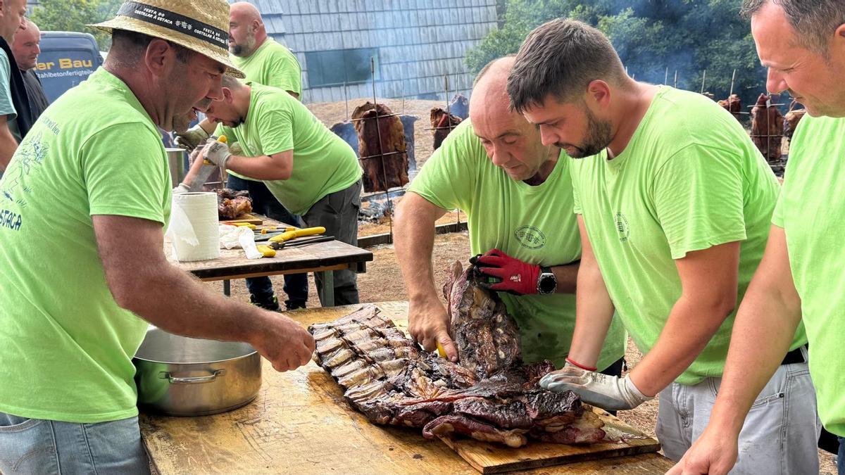 La preparación de la comida.