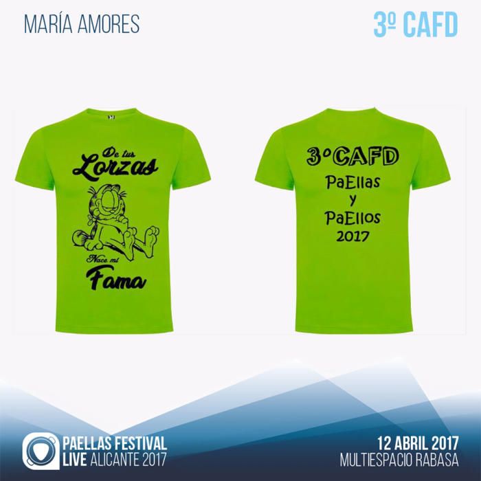 Camisetas llenas de humor para las Paellas 2017
