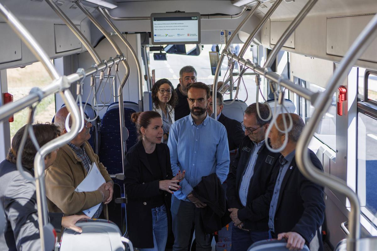 Presentació dels nous busos elèctrics de la xarxa interurbana del Bages