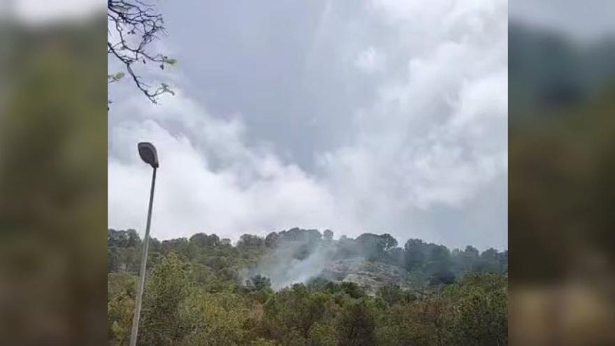 Segundo incendio en dos días en la Serra Grossa de Alicante