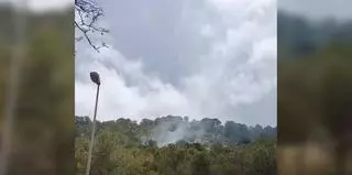 Segundo incendio en dos días en la Serra Grossa de Alicante
