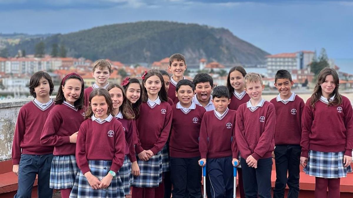 Alumnos de quinto de Primaria del colegio Nuestra Señora del Rosario