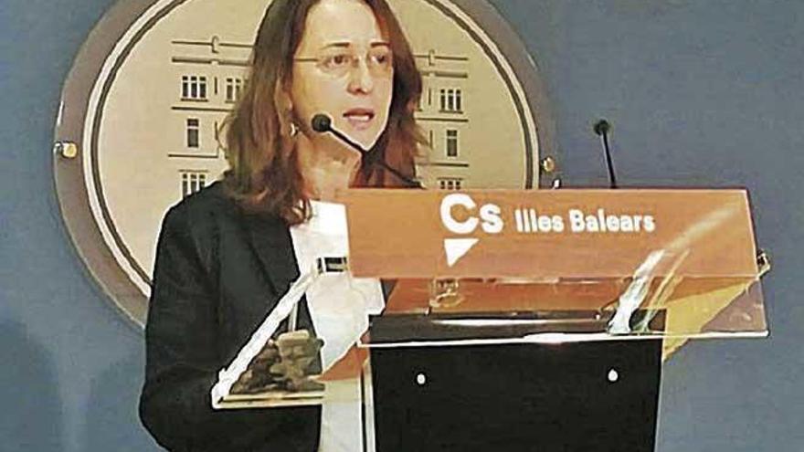 La diputada de Ciudadanos, Olga Ballester.