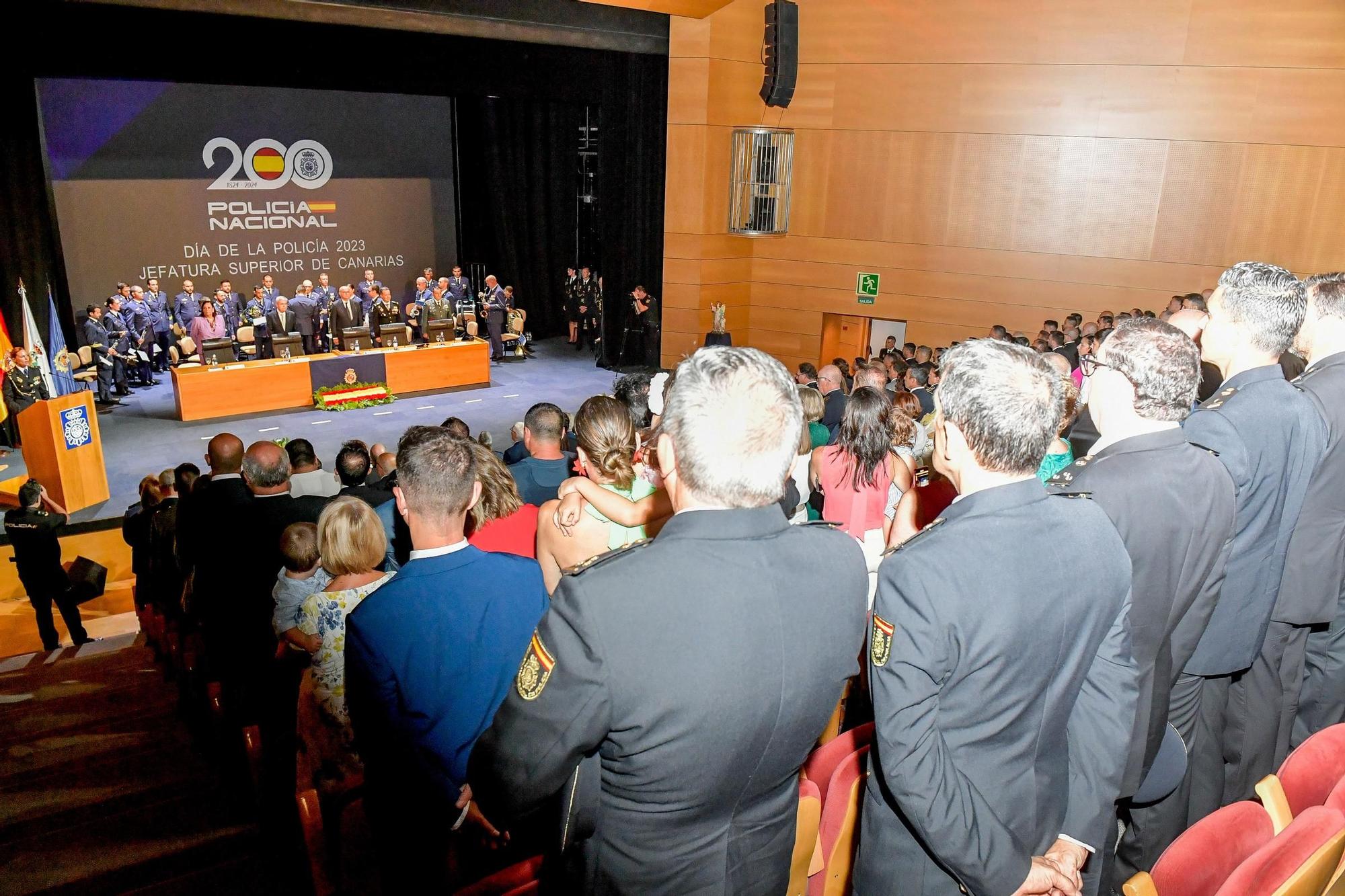 Acto del Día de la Policía en San Bartolomé de Tirajana