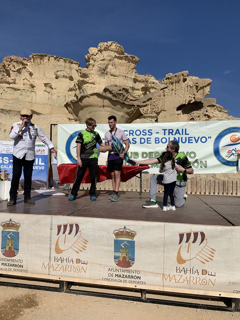 Todas las imágenes del cross por las calas de Bolnuevo, en Mazarrón