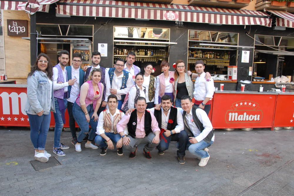 Ambiente y Photocall en la Plaza de las Flores