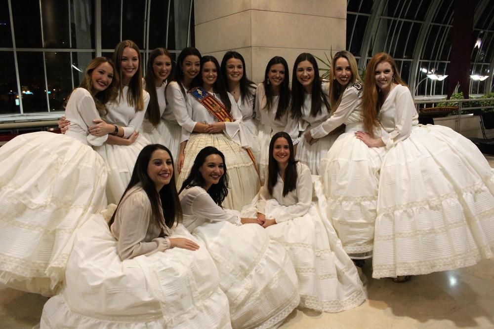 Ensayo de la exaltación de la falleras mayores de València 2019