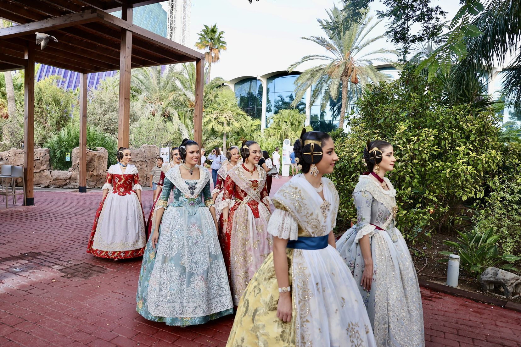 Cita de las candidatas a Fallera Mayor 2026 en l'Oceanogràfic