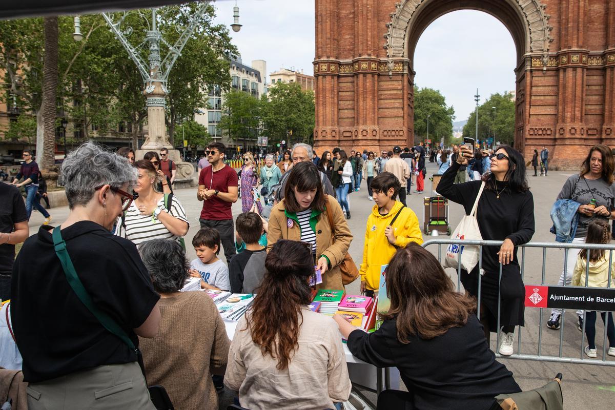 Sant Jordi de récord en Barcelona