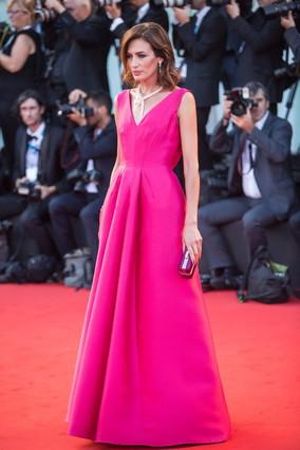 Nieves Álvarez, a l’alfombra vermella del Festival de Cine de Venècia.